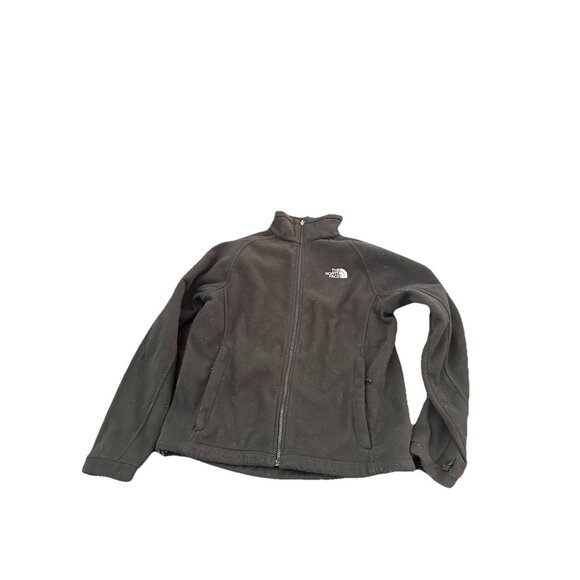 Women’s North Face Fleece Full Zip Black Jacket Small - Picture 1 of 3